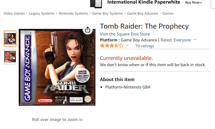 Tomb Raider The Prophecy