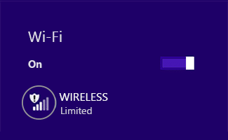 Исправить проблему с ограниченным подключением WiFi