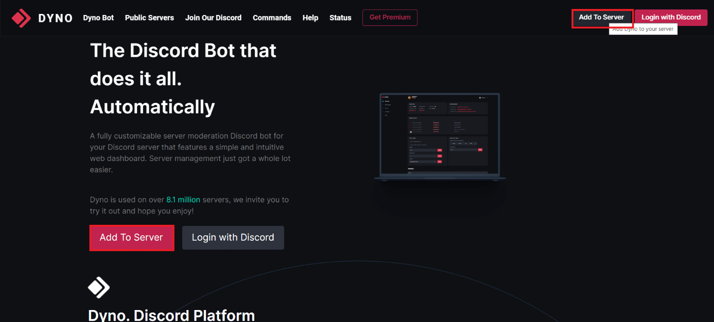 klik tombol Tambahkan ke Server