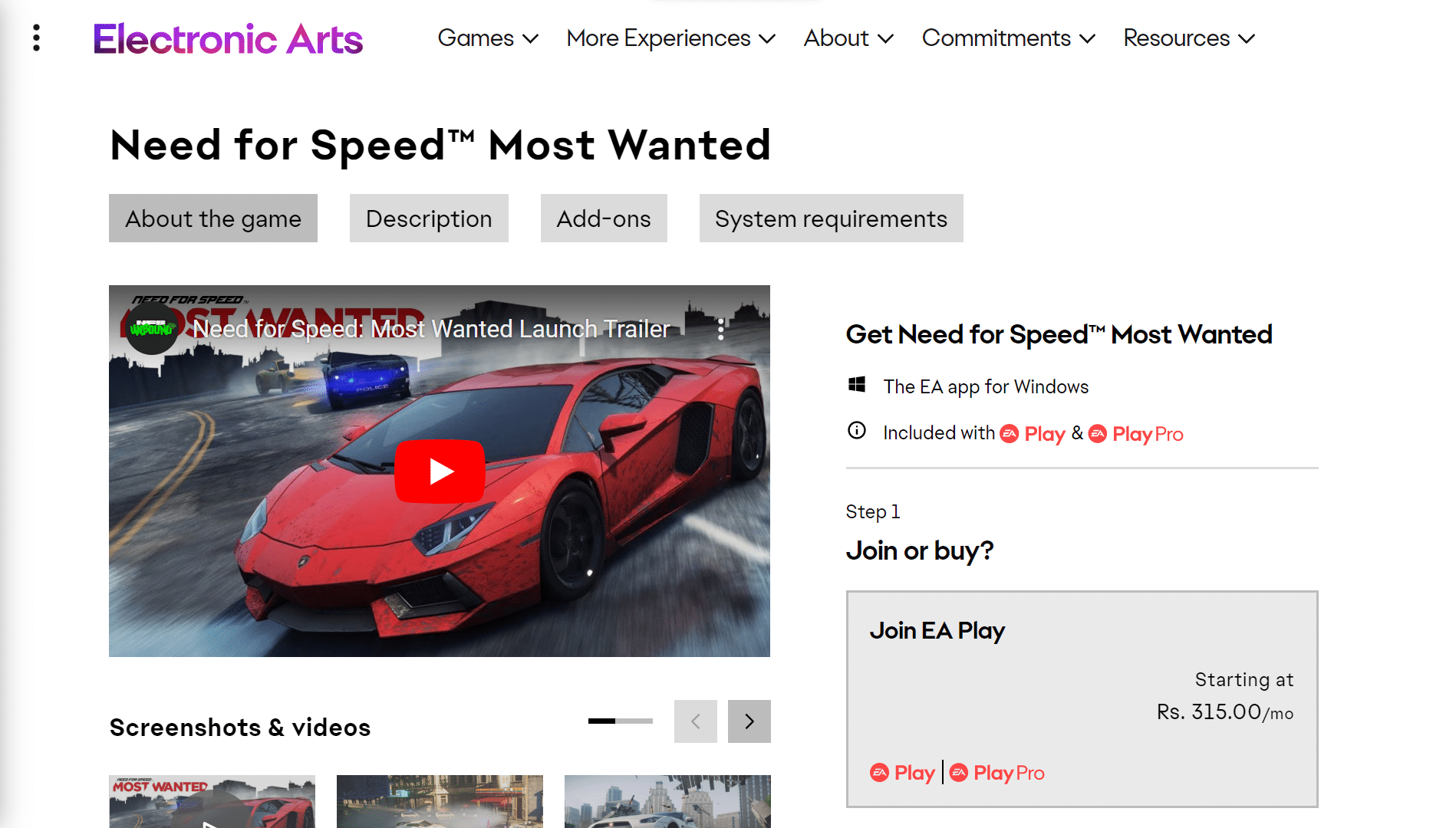 Need for Speed: los más buscados