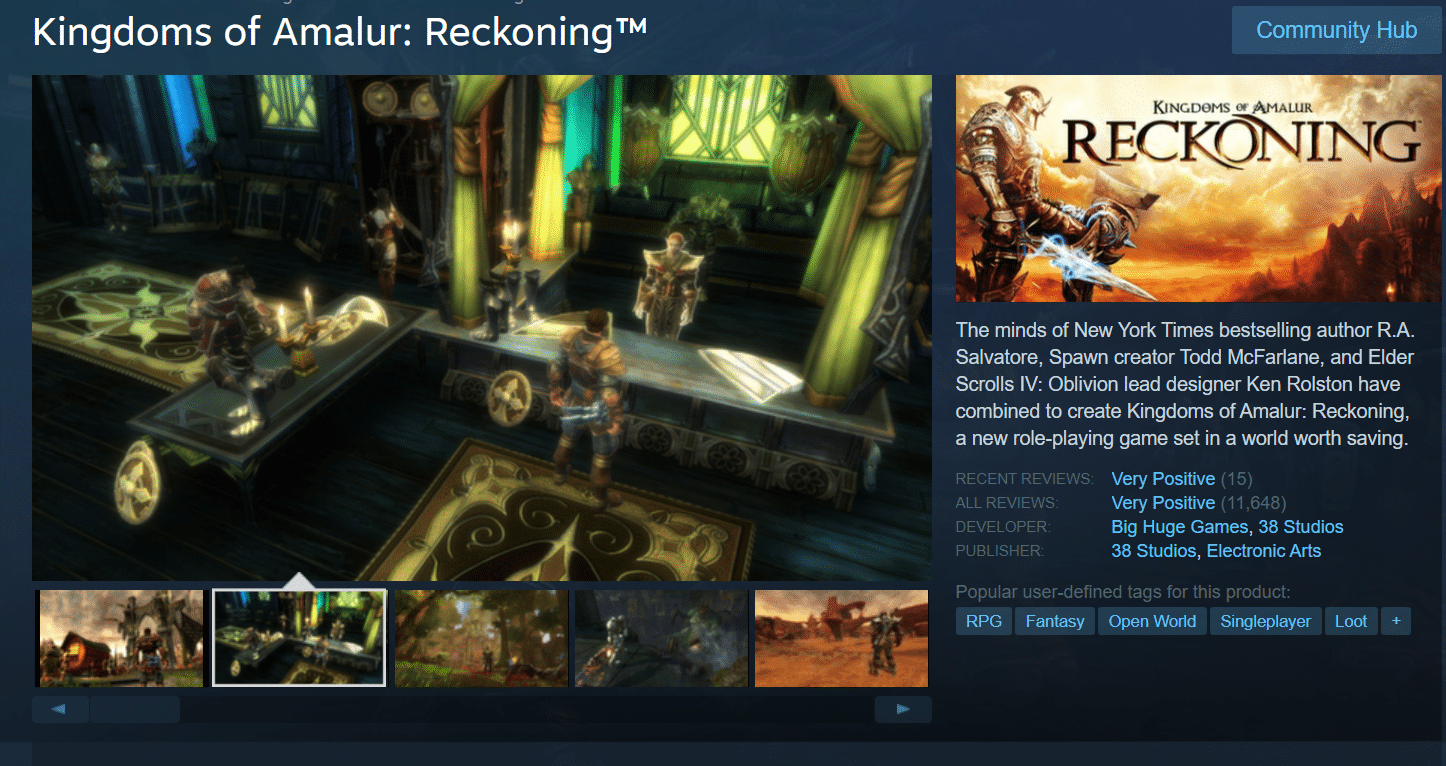 Kingdoms of Amalur: Reckoning