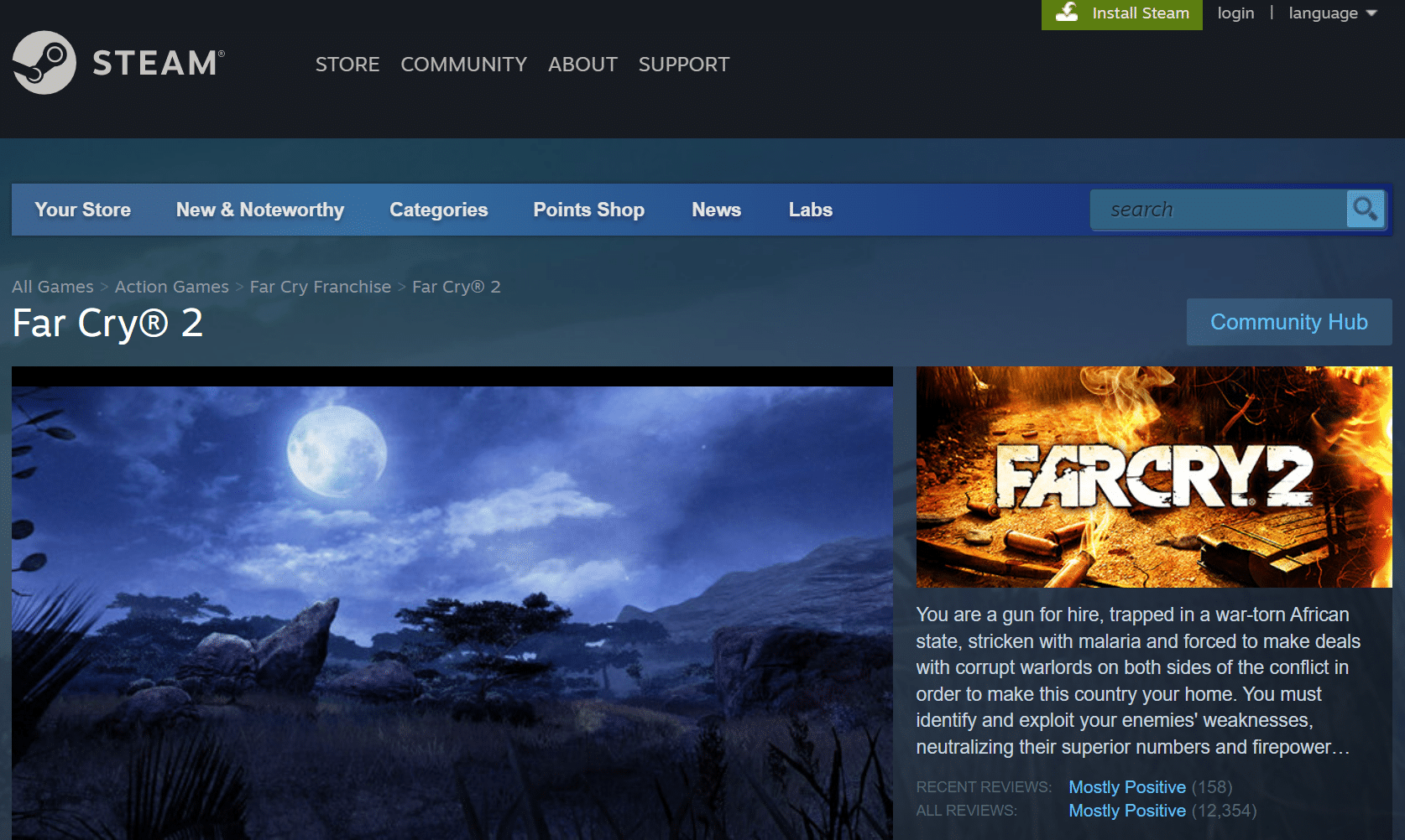 Far Cry 2. 36 meilleurs jeux du monde ouvert pour PC bas de gamme