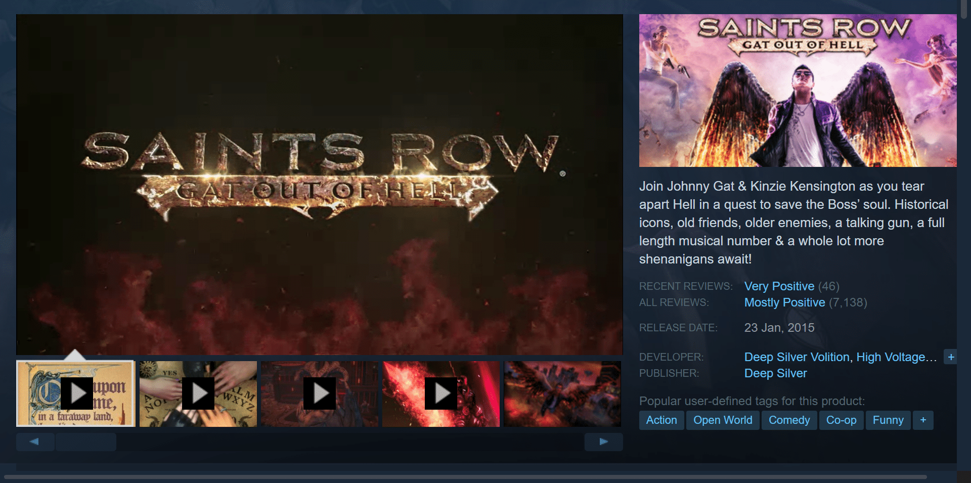 Saints Row: Gat Out of Hell