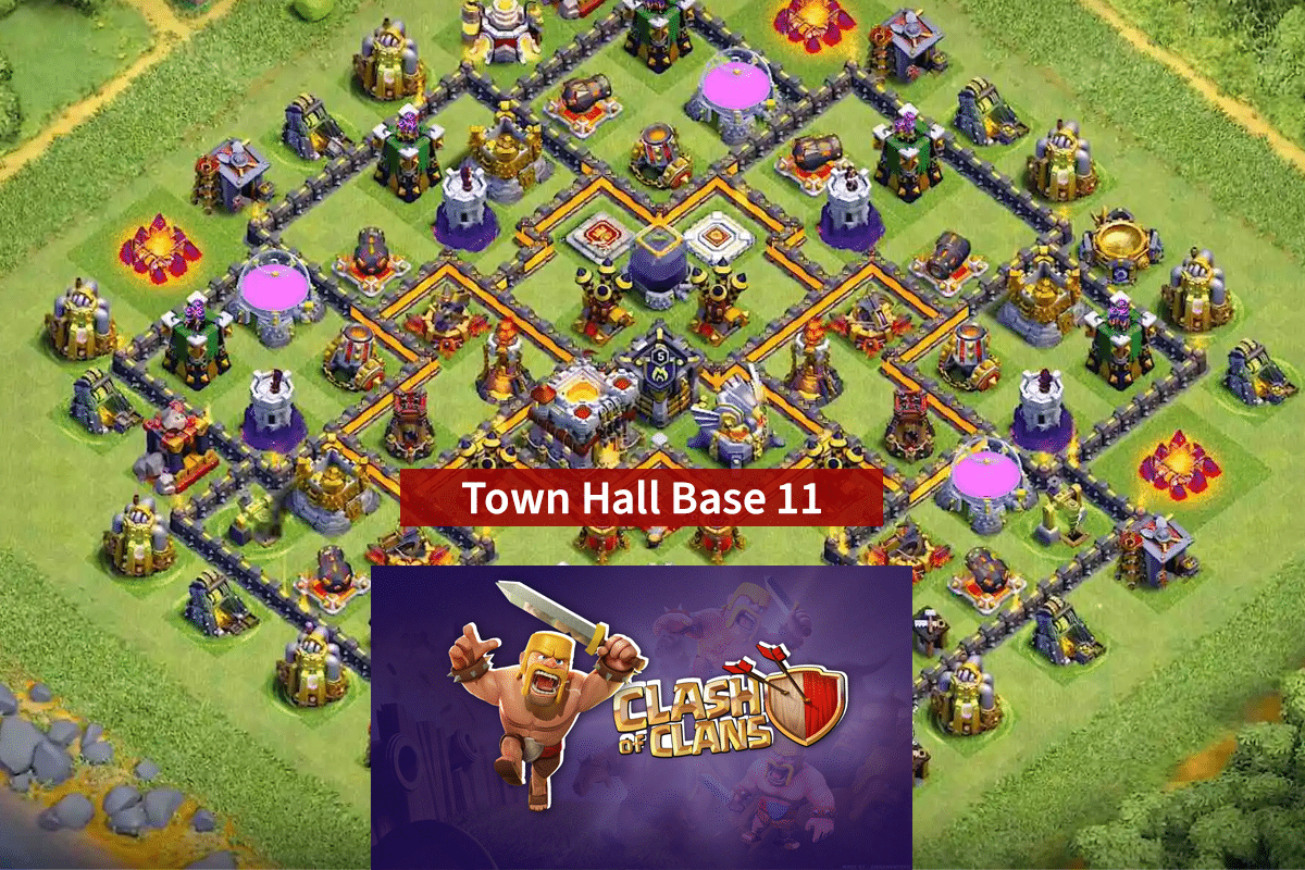 40 Town Hall Terbaik 11 Base Clash of Clans