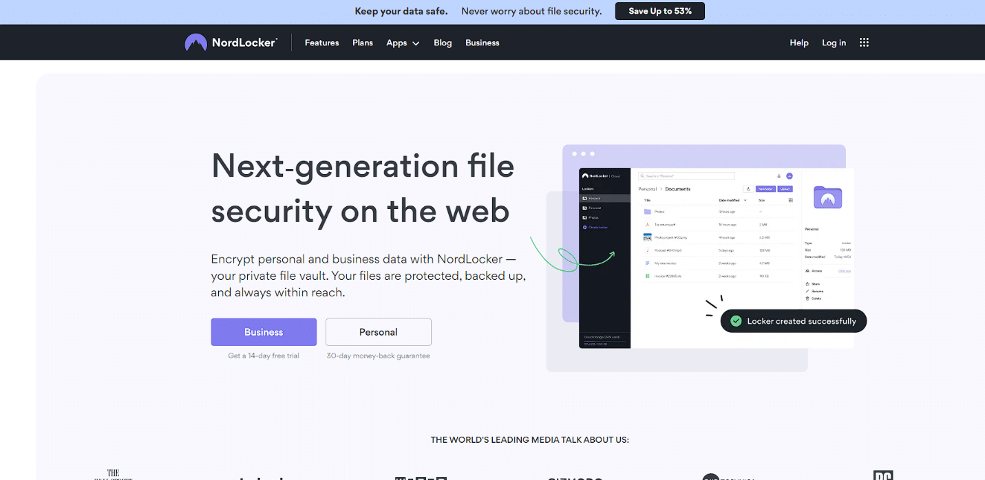 نوردلوكر. 22 أفضل بدائل Dropbox
