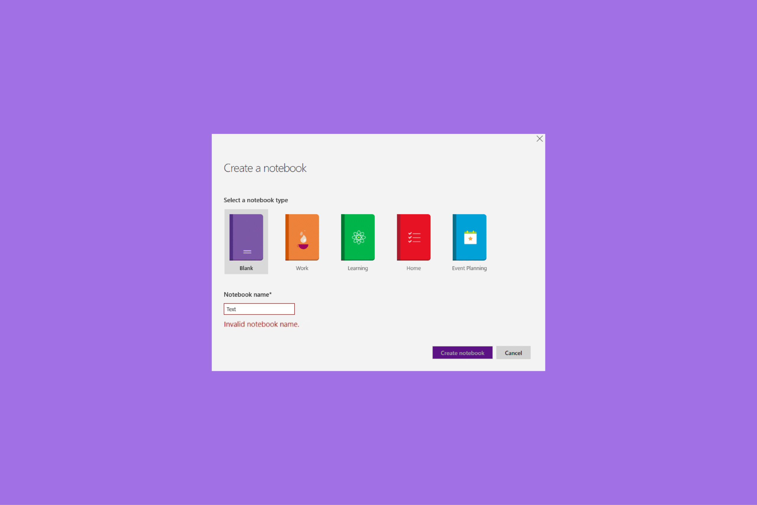 Microsoft OneNote 잘못된 노트북 이름 오류 수정