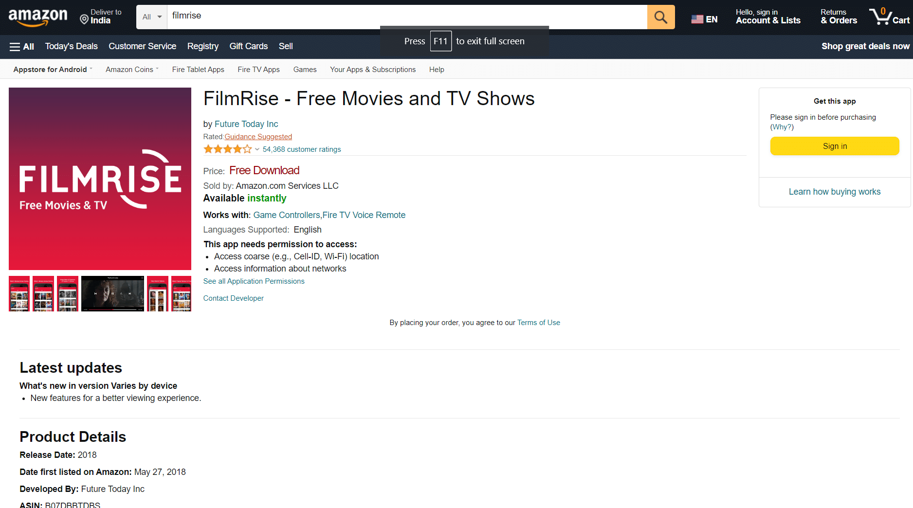 FilmNaik. 26 Aplikasi Film Gratis Terbaik untuk Firestick