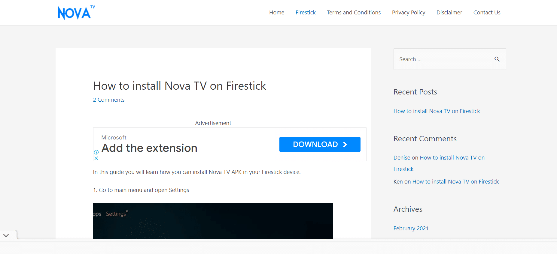 Nova. 26 Aplikasi Film Gratis Terbaik untuk Firestick