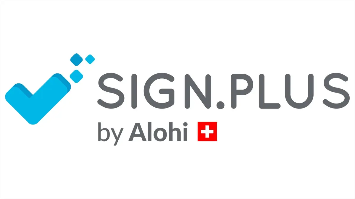SIGN.PLUS by Alohi 標誌打開白色背景