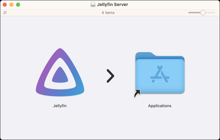 Fichier Jellyfin DMG sur macOS Ventura
