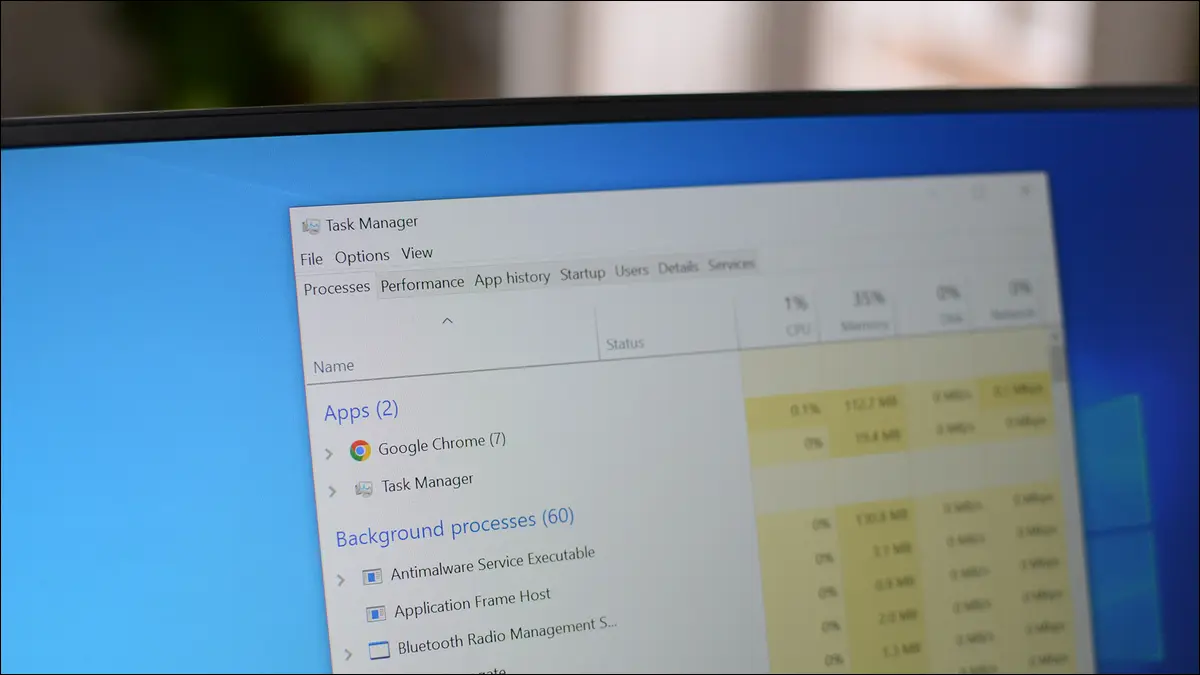 Administrador de tareas de Windows