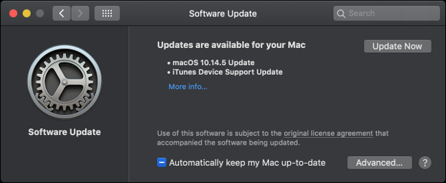 Zainstaluj aktualizacje systemu macOS