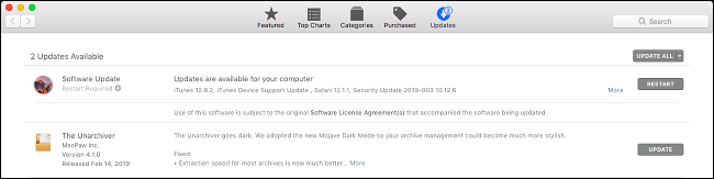 Zaktualizuj system macOS za pośrednictwem App Store