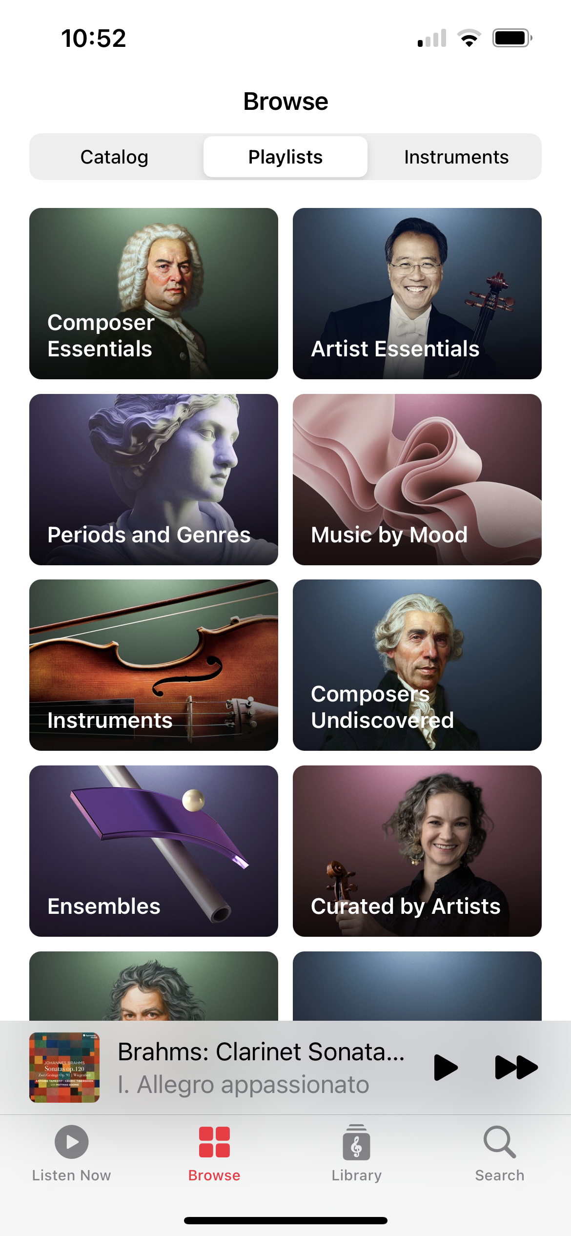 Apple Music 经典浏览