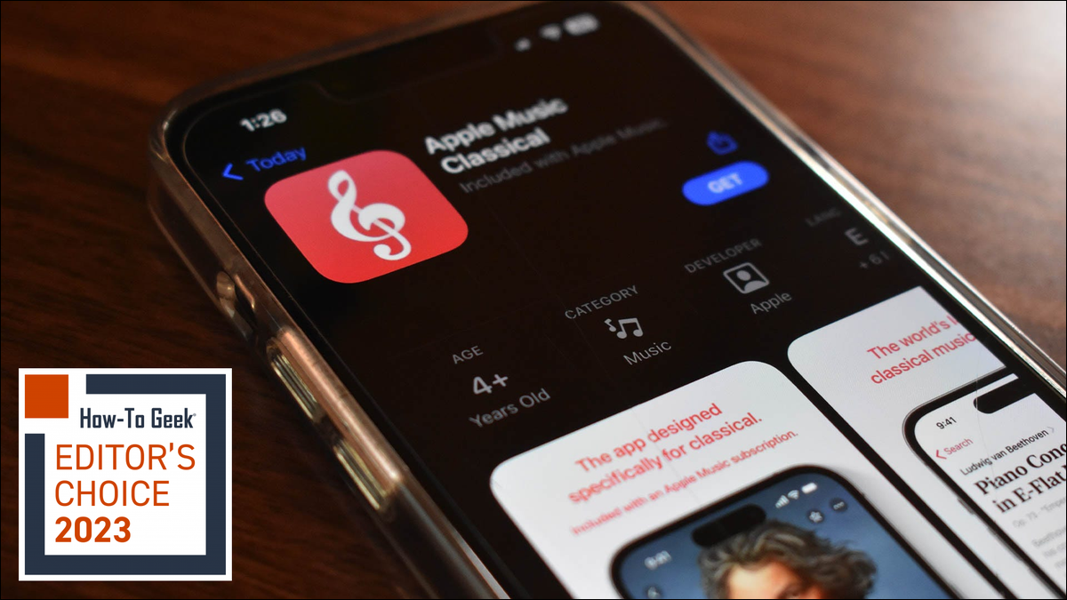 iPhone 上的 Apple Music Classical