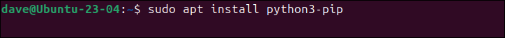 Installer pip sur Ubuntu
