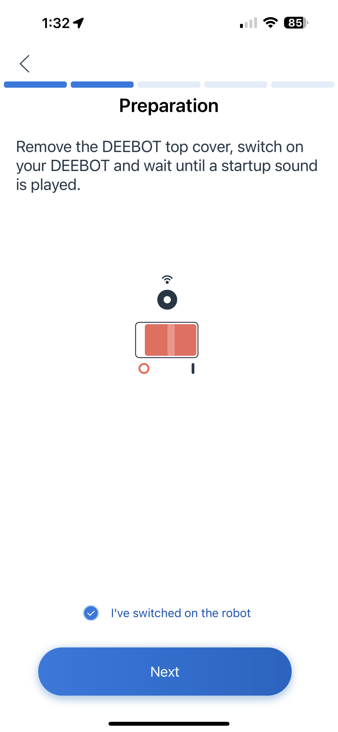 Image de l'application ECOVACS Home