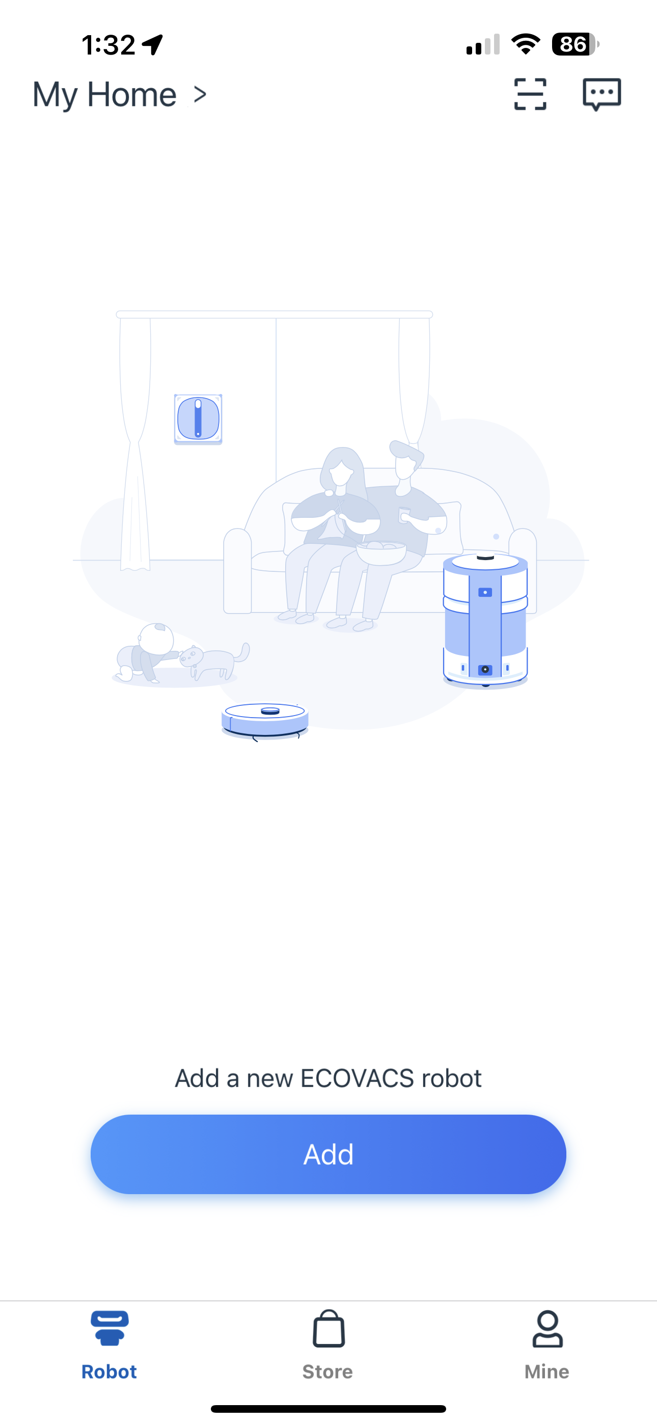 Image de l'application ECOVACS Home