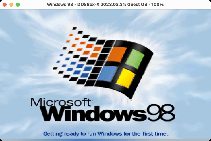 Starten Sie Windows 98 zum ersten Mal