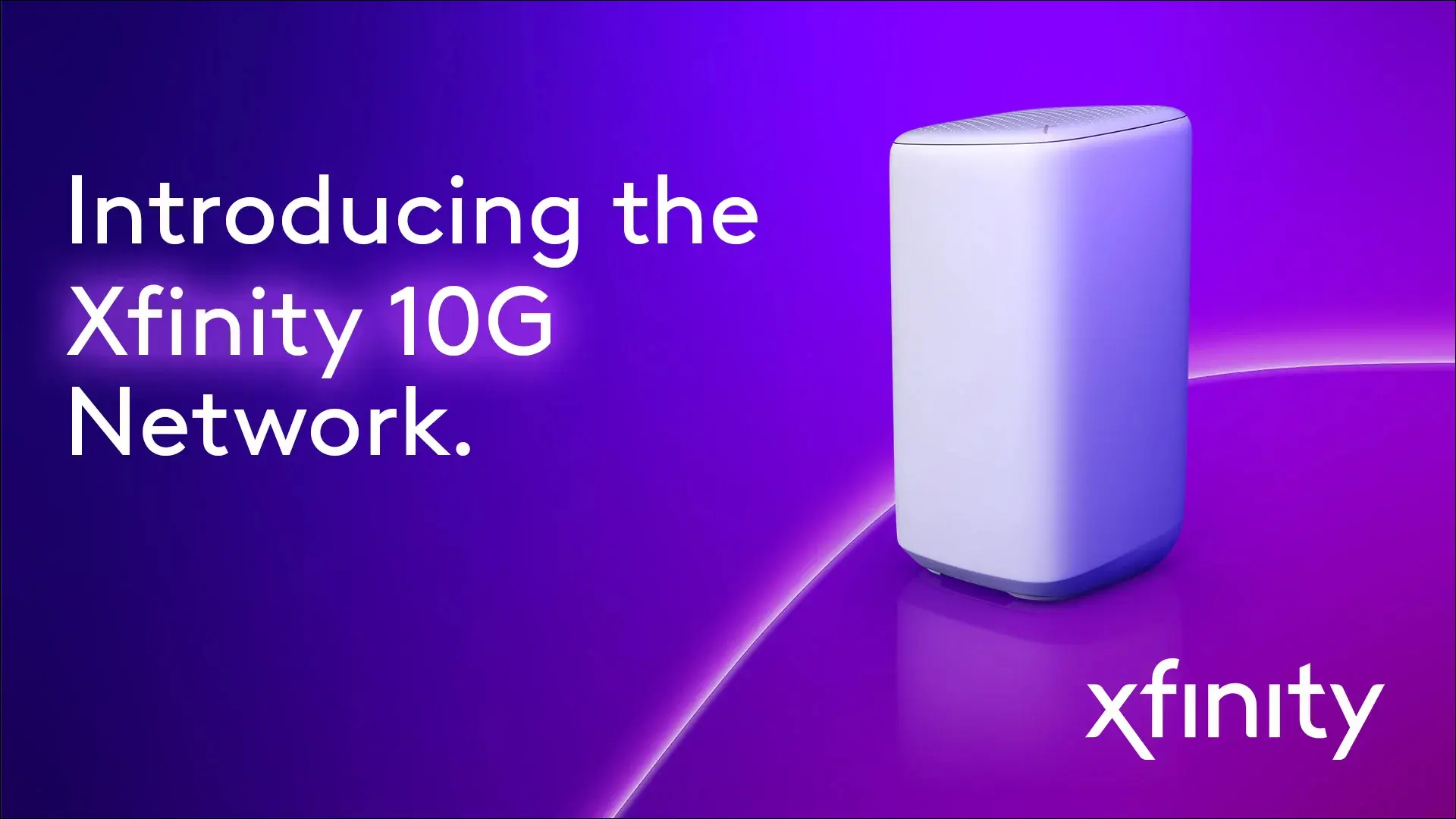 Xfinity 10G için tanıtım görseli.