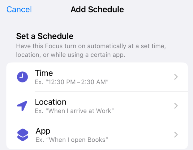 Jadwal Jangan Ganggu di iPhone