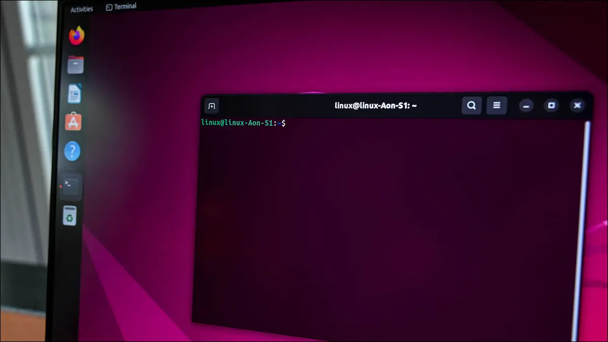 MALIBAL Aon S1'de açılan Linux terminali