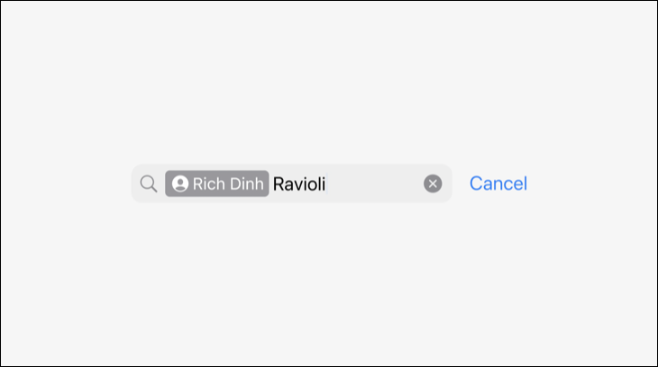 Фильтры поиска iMessage в iOS 17