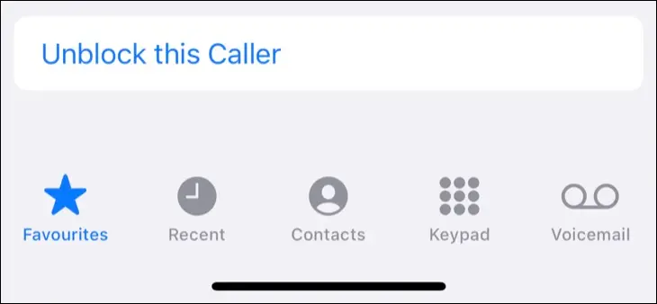 เลิกบล็อกผู้โทรที่ติดต่อ iPhone ของคุณ