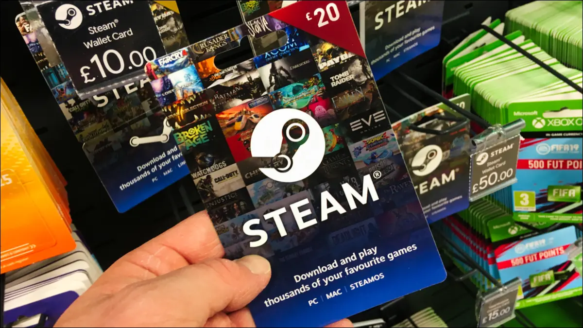 บัตรของขวัญ Steam