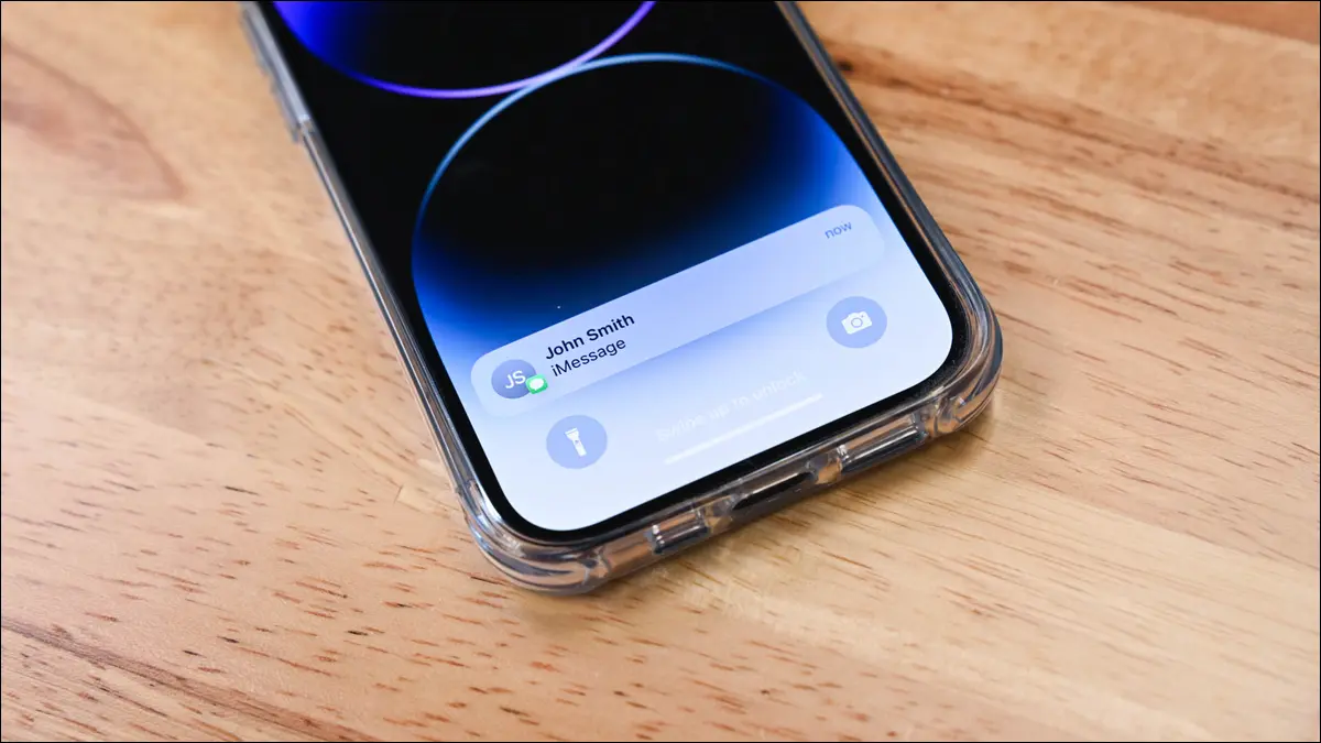 Notification iMessage sur un iPhone