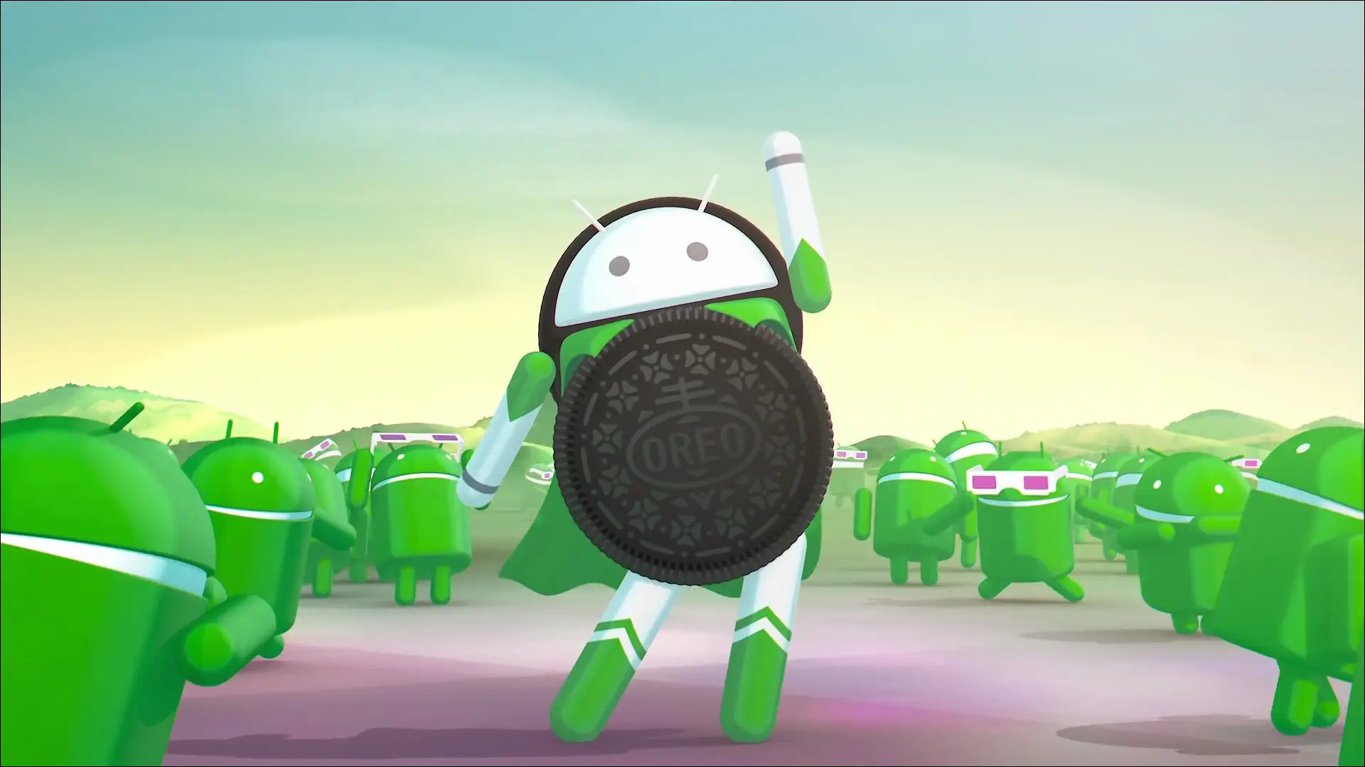 Android Oreo robotu