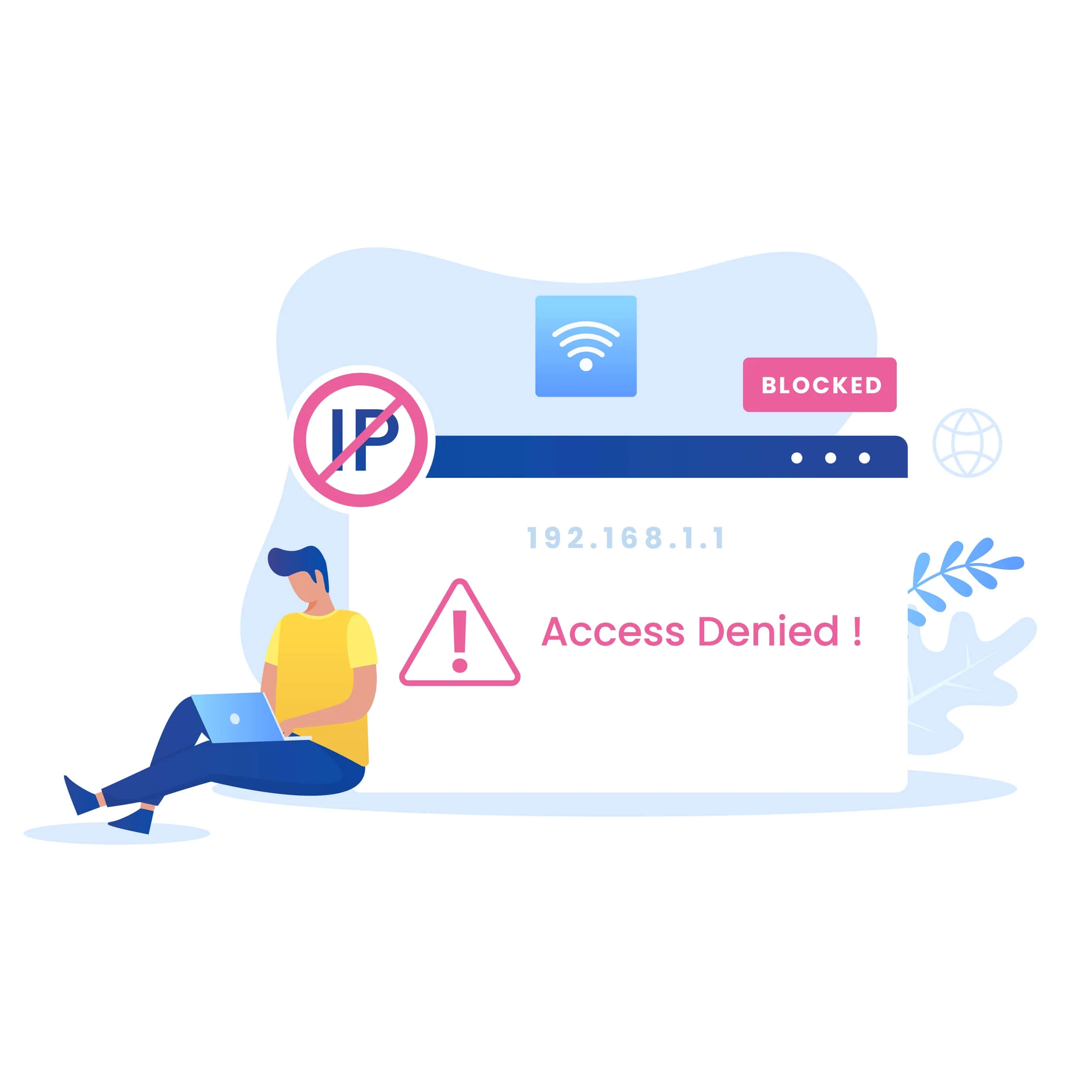 "Votre adresse IP a été temporairement bloquée" Comment débloquer une adresse IP ?